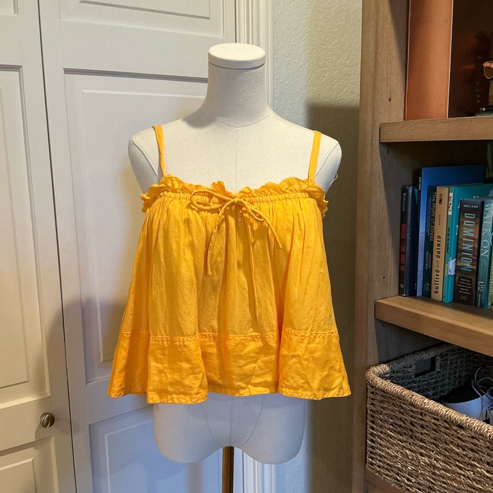 Pilcro Sunlit Yellow Camisole Top